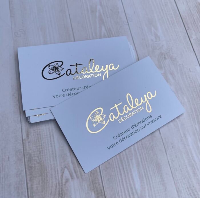 Gold Foil Visiting Cards
